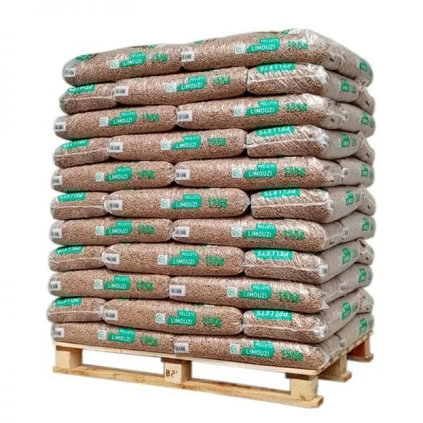 Granulados de madera VALBOVAL PELLET – Palé con 65 sacos de 15 kg