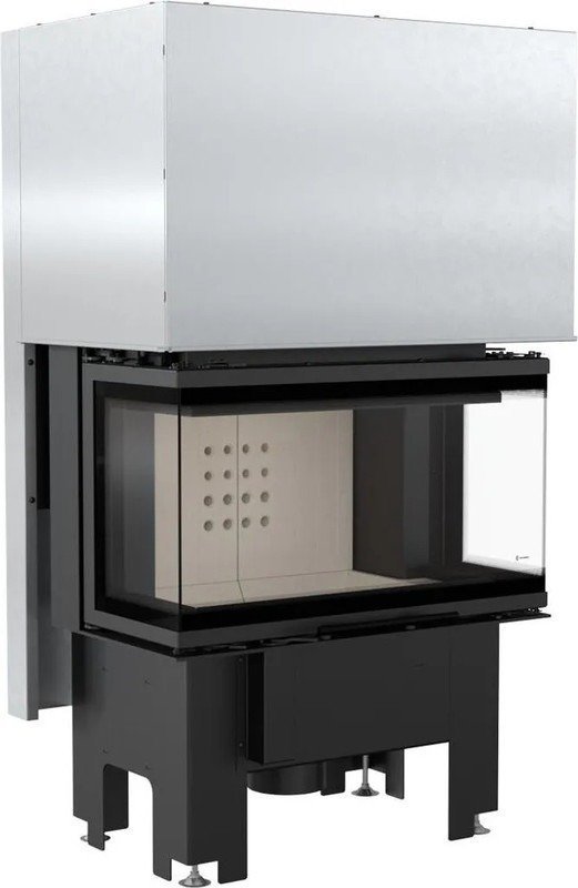 Kratki NBC 680/280 – Insert de chimenea de 7 kW con puerta deslizante (guillotina) y cristal en tres caras