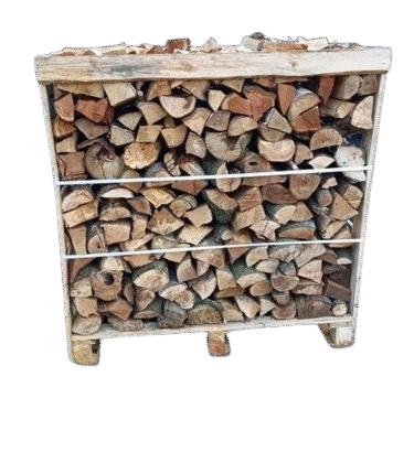 Leña mixta para chimenea 25 cm – 1,2 RM (4 mini-palets)