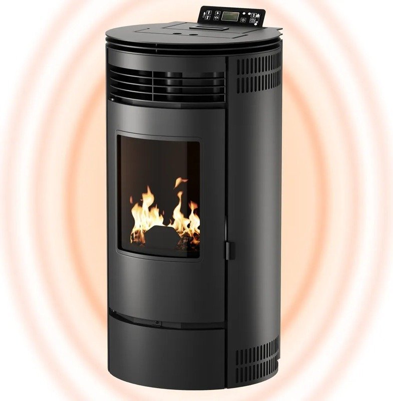 UMBRELLA PR8 – Estufa de pellets 9 kW | Compatible con Wi-Fi